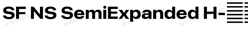 SF NS SemiExpanded H字体转换 SF NS SemiExpanded H字体转换